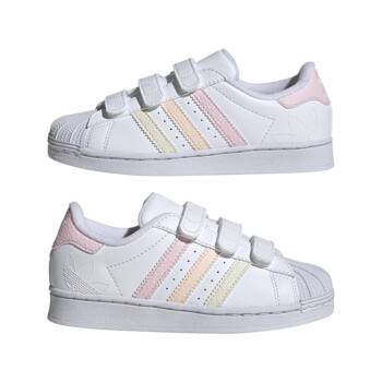 Buty sportowe dziecięce adidas SUPERSTAR CF C białe IF3573