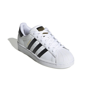 Buty sportowe dziecięce adidas SUPERSTAR J białe FU7712