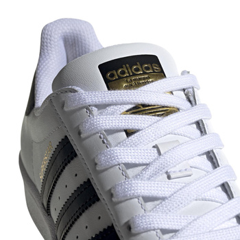 Buty sportowe dziecięce adidas SUPERSTAR J białe FU7712