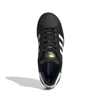 Buty sportowe dziecięce adidas SUPERSTAR J czarne EF5398