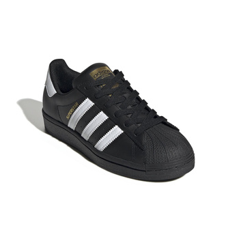 Buty sportowe dziecięce adidas SUPERSTAR J czarne EF5398