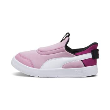 Buty sportowe dziewczęce Puma COURTFLEX V3 SLIPTECH PS różowe 39973403