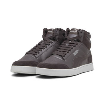 Buty sportowe męskie Puma SHUFFLE MID FUR szare 38760903