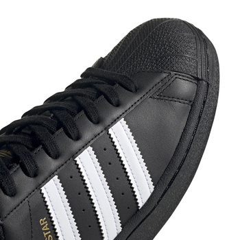 Buty sportowe unisex adidas SUPERSTAR czarne EG4959