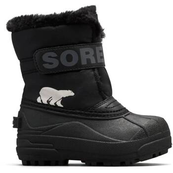 Buty zimowe dziecięce Sorel SNOW COMMANDER czarne 1869561010