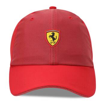 Czapka z daszkiem unisex Puma FERRARI RACE czerwona 02553601