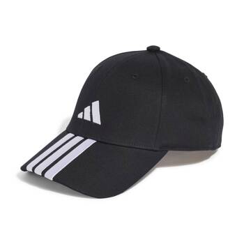 Czapka z daszkiem unisex adidas 3-STRIPES NEW LOGO czarna JG1072