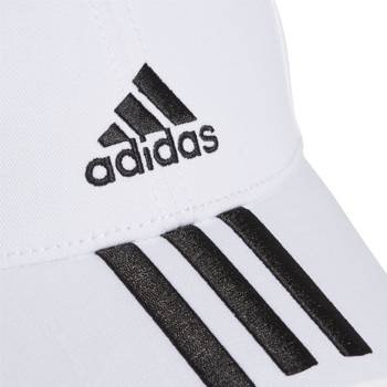 Czapka z daszkiem unisex adidas Neo 3 Stripes biała FQ5411