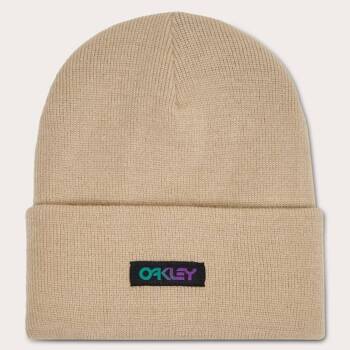 Czapka zimowa unisex Oakley B1B GRADIENT PATCH BEANIE beżowa FOS900707-31R