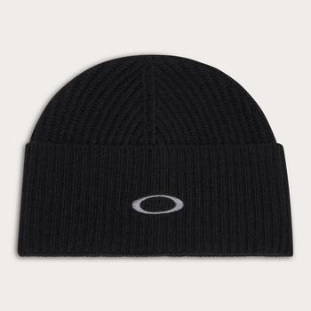 Czapka zimowa unisex Oakley ELLIPSE RIBBED BEANIE czarna FOS901284-02E