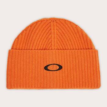 Czapka zimowa unisex Oakley ELLIPSE RIBBED BEANIE pomarańczowa FOS901284-52C