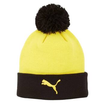 Czapka zimowa unisex Puma BVB ESS POM POM żółta 02555201