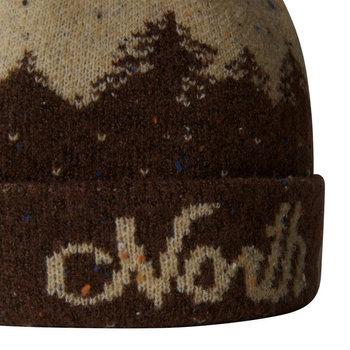 Czapka zimowa unisex The North Face CABIN MOUNTAINSCAPE BEANIE brązowa NF0A887V9GI