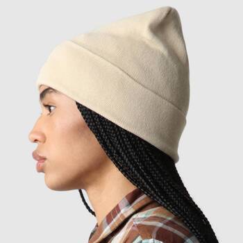 Czapka zimowa unisex The North Face NORM BEANIE beżowa NF0A5FW13X4