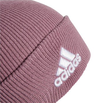 Czapka zimowa unisex adidas LOGO BEANIE różowa II3526