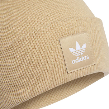 Czapka zimowa unisex adidas ORIGINALS ADICOLOR CUFF beżowa HT1135