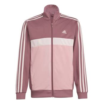 Komplet dresów dziecięcych adidas ESSENTIALS 3-STRIPES TIBERIO różowy IY1797