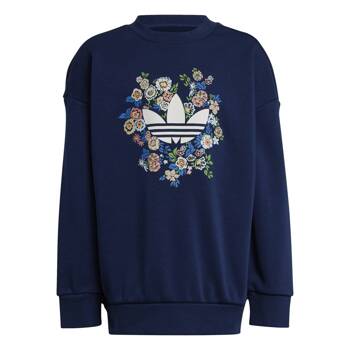 Komplet dresów dziewczęcych adidas LIBERTY LONDON granatowy JD0492