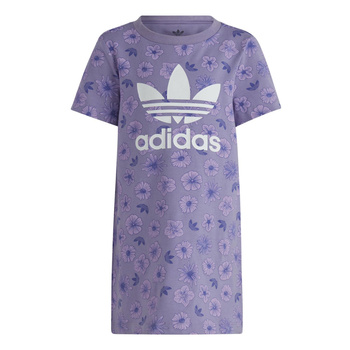 Komplet dresowy dziecięcy adidas ORIGINALS fioletowy IB9483