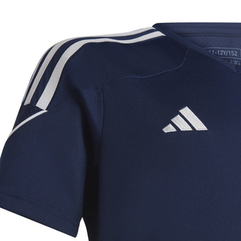 Koszulka chłopięca adidas TIRO23 JERSEY granatowa HR4618