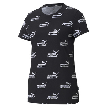 Koszulka damska Puma AMPLIFIED AOP czarna 58590701