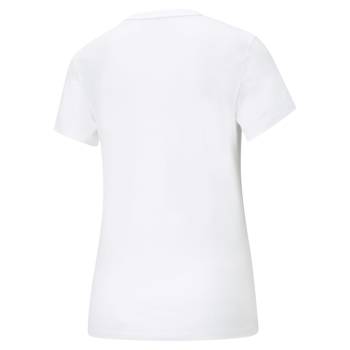 Koszulka damska Puma ESSENTIALS LOGO biała 58677402