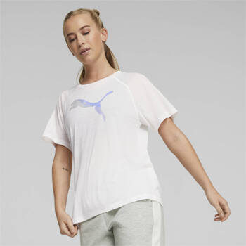 Koszulka damska Puma EVOSTRIPE biała 67306602
