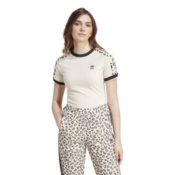 Koszulka damska adidas LEOPARD biała IW8474