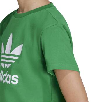 Koszulka dziecięca adidas TREFOIL zielona IY4003