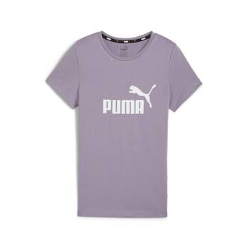 Koszulka dziewczęca Puma ESS LOGO fioletowa 58702934