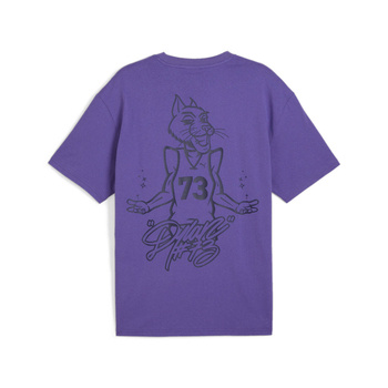 Koszulka męska Puma DYLAN GIFT SHOP fioletowa 62527101