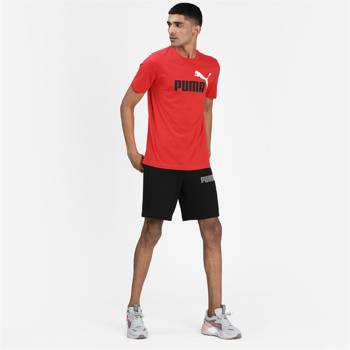 Koszulka męska Puma ESS+ 2 COL Logo czerwona 58675911