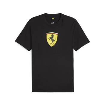 Koszulka męska Puma FERRARI RACE BIG SHIELD czarna 62380501