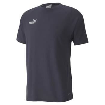 Koszulka męska Puma TEAMFINAL CASUALS granatowa 65738506