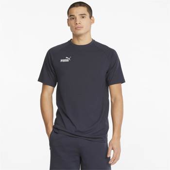 Koszulka męska Puma TEAMFINAL CASUALS granatowa 65738506