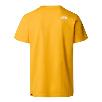 Koszulka męska The North Face S/S SIMPLE DOME żółta NF0A87NG56P