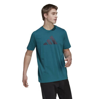Koszulka męska adidas SPORTSWEAR FUTURE ICONS LOGO zielona HF4759