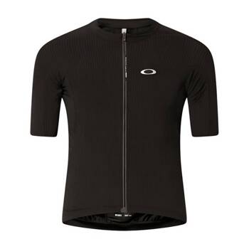 Koszulka rowerowa męska Oakley GRIDSKIN PINSTRIPE JERSEY czarna FOA405953-02E