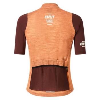 Koszulka rowerowa męska Oakley OFF GRID JERSEY pomarańczowa FOA405435-52C