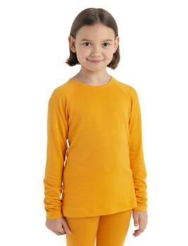 Koszulka termiczna dziecięca Icebreaker 200 OASIS LS CREWE czarna IB104501945