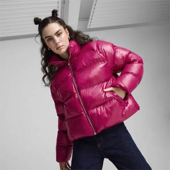 Kurtka damska Puma SHINY PUFFER różowa 62651445