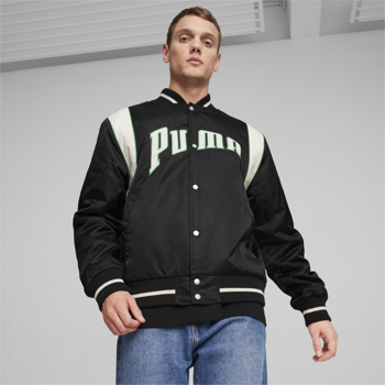 Kurtka męska Puma TEAM VARSITY czarna 62369101