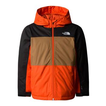 Kurtka narciarska chłopięca The North Face FREEDOM INSULATED pomarańczowa NF0A88TZ1OP