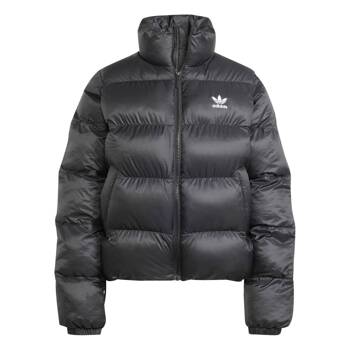 Kurtka puchowa damska adidas SHORT PUFFER czarna JD0420