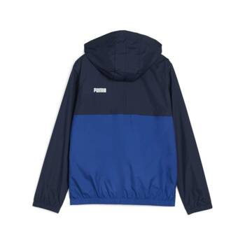 Kurtka z kapturem chłopięca Puma ESS+ CB WINDBREAKER granatowa 84747914