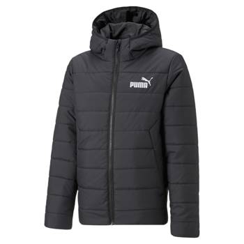 Kurtka z kapturem chłopięca Puma ESS PADDED czarna 67055901