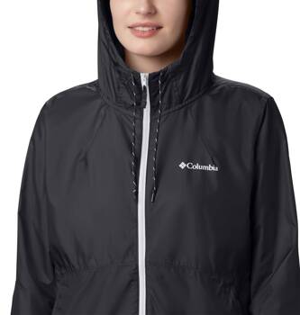 Kurtka z kapturem damska Columbia FLASH FORWARD WINDBREAKER czarna 1585911010