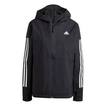 Kurtka z kapturem damska adidas ESS 3-STRIPES R.R.J czarna IV9263