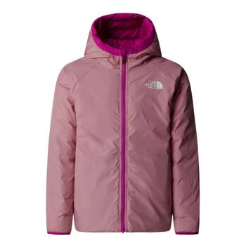 Kurtka z kapturem dziewczęca The North Face REVERSIBLE PERRITO różowa NF0A88UE1I7