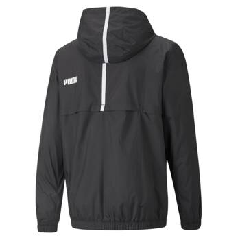 Kurtka z kapturem męska Puma ESS SOLID WINDBREAKER czarna 84748401